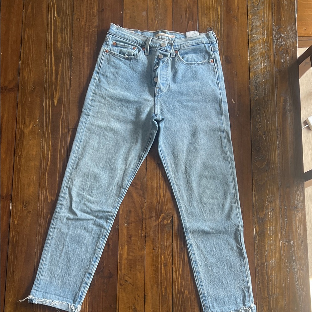 Levi's Light Blue Straight Leg Jeans